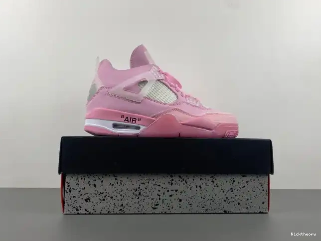 Kick Theory PINK X OFF-WHITE 4 JORDAN 0509